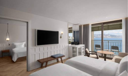 Deniz Manzaralı Bağlantılı Oda